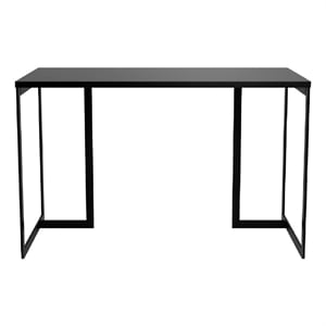 Lexington Contemporary Modern Desk Metal Base in Black Engineered Wood