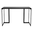 Lexington Contemporary Modern Desk Metal Base in Black Engineered Wood