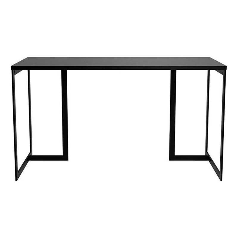 Lexington Contemporary Modern Desk Metal Base in Black Engineered Wood
