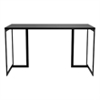Lexington Contemporary Modern Desk Metal Base in Black Engineered Wood