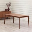 Tudor Traditional Rectangular Wood Dining Table in Maple Cream Engineered Wood