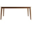 Tudor Traditional Rectangular Wood Dining Table in Maple Cream Engineered Wood