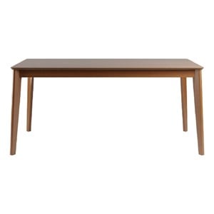 Tudor Traditional Rectangular Wood Dining Table in Maple Cream Engineered Wood