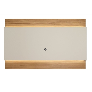 lincoln tv panel with led lights off white cinnamon high quality engineered wood