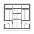 Eldridge 4 Drawer Freestanding Armoire Maple Brown High Quality Engineered Wood