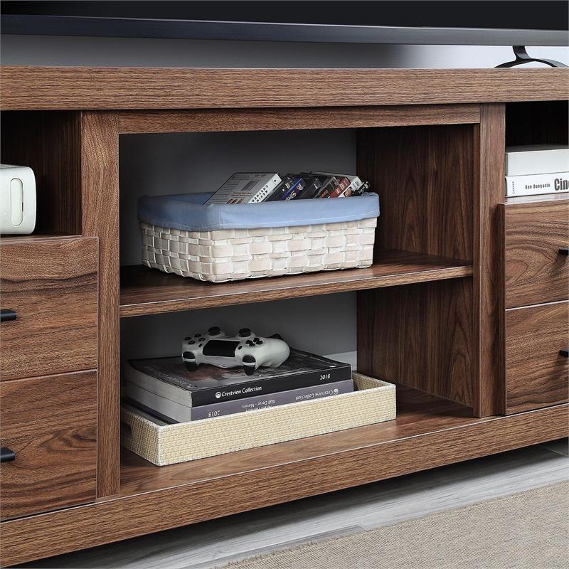 Manhattan Comfort Richmond 4 Shelves Wood TV Stand for TVs up to 56
