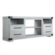 Manhattan Comfort Richmond 4 Shelves Wood TV Stand for TVs up to 56
