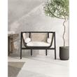 Manhattan Comfort Versailles Wood Accent Chair in Black (Set of 2)