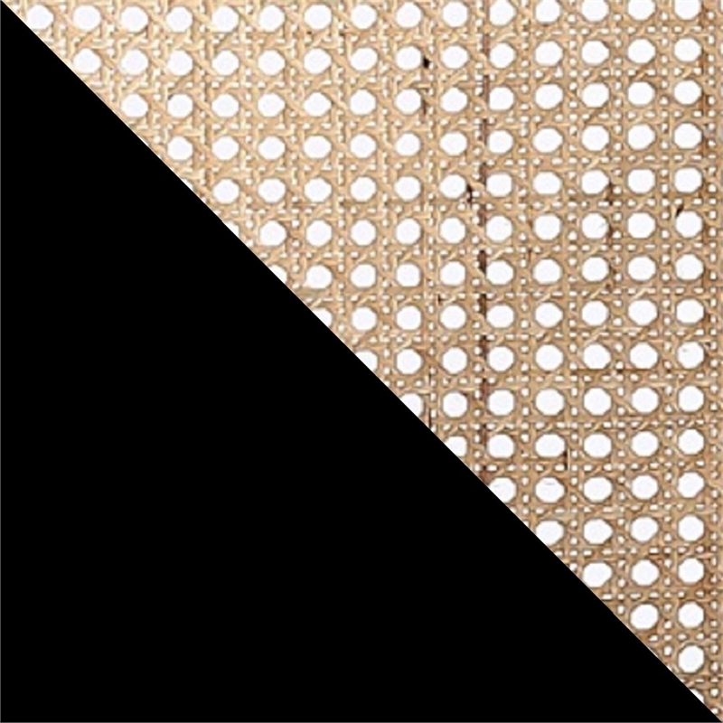 Manhattan Comfort Versailles Wood End Tables in Black (Set of 2)