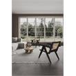 Manhattan Comfort Hamlet Wood Accent Chair in Black (Set of 2)