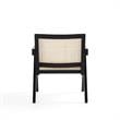 Manhattan Comfort Hamlet Wood Accent Chair in Black (Set of 2)