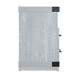 Manhattan Comfort Richmond 2 Shelves Engineered Wood Sleek Fireplace in Gray