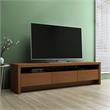 Sylvan Contemporary Modern TV Stand with 3 Drawers Maple Cream Engineered Wood