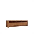 Sylvan Contemporary Modern TV Stand with 3 Drawers Maple Cream Engineered Wood