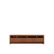 Sylvan Contemporary Modern TV Stand with 3 Drawers Maple Cream Engineered Wood