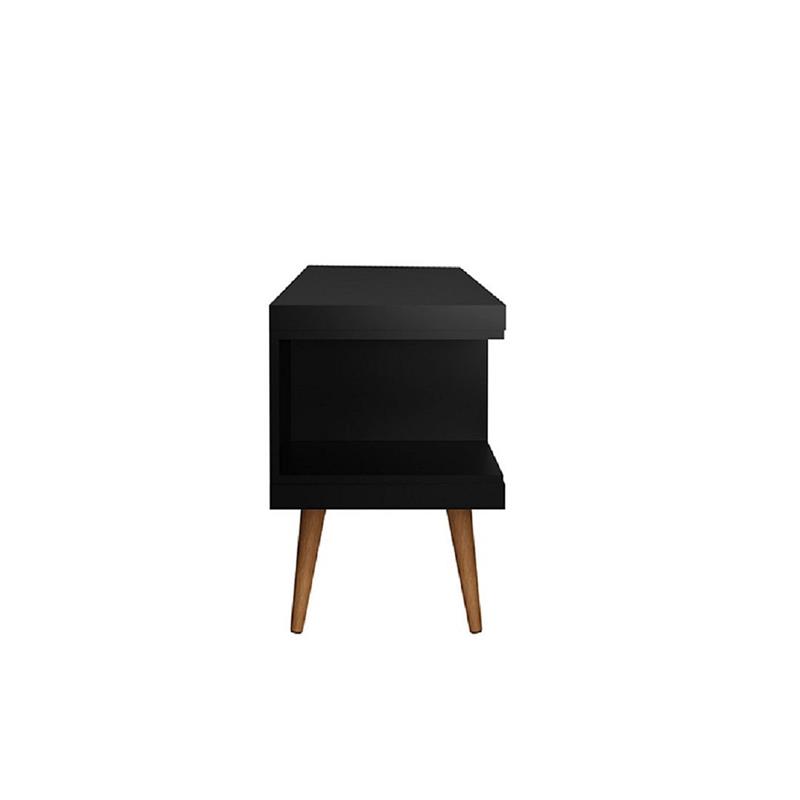 Manhattan Comfort Utopia 4 Shelves Wood TV Stand for TVs up to 50