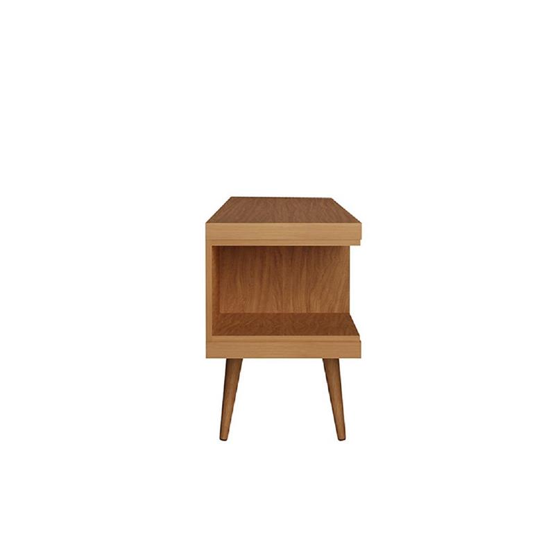 Manhattan Comfort Utopia 4 Shelves Wood TV Stand for TVs up to 50