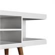 Manhattan Comfort Utopia 4 Shelves Wood TV Stand for TVs up to 65