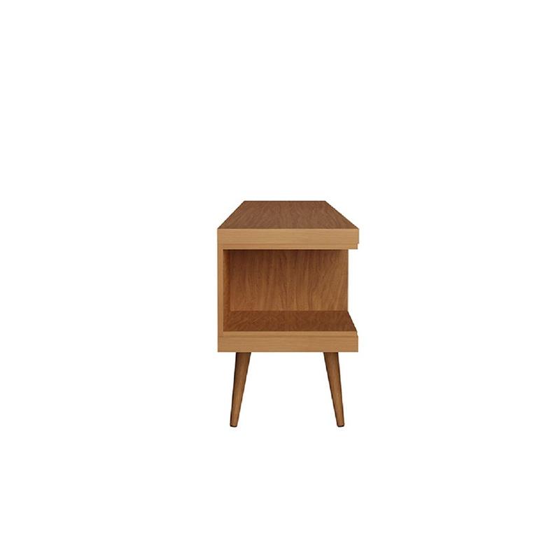 Manhattan Comfort Utopia 4 Shelves Wood TV Stand for TVs up to 65