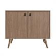 Manhattan Comfort Amber 1-Shelf Engineered Wood Accent Cabinet in Natural