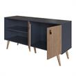 Manhattan Comfort Amber Engineered Wood TV Stand for TVs up to 50