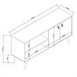 Manhattan Comfort Amber Engineered Wood TV Stand for TVs up to 50