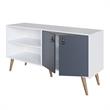 Manhattan Comfort Amber Engineered Wood TV Stand for TVs up to 50