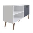 Manhattan Comfort Amber Engineered Wood TV Stand for TVs up to 50