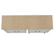 Manhattan Comfort Fortress 3-Piece Wood Garage Cabinet Set 4.0 in White
