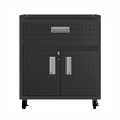 Manhattan Comfort Fortress 3-Piece Wood Garage Cabinet Set 5.0 in Charcoal