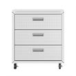 Manhattan Comfort Fortress 3-Piece Wood Garage Cabinet Set 6.0 in White
