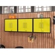 Manhattan Comfort Eiffel 3-Piece Wood Floating Garage Cabinets in Yellow