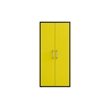 Manhattan Comfort Eiffel 3-Piece Engineered Wood Storage Garage Set in Yellow