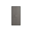 Manhattan Comfort Eiffel 2-Piece Engineered Wood Storage Cabinets in Gray