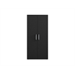 Manhattan Comfort Eiffel 3-Piece Engineered Wood Storage Cabinets in Black
