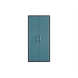 Manhattan Comfort Eiffel 3-Piece Engineered Wood Storage Cabinets in Blue