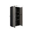 Manhattan Comfort Eiffel 3-Piece Engineered Wood Storage Cabinets in Gray