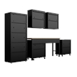 Manhattan Comfort Fortress 6-Piece Metal Garage Set in Charcoal