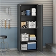 Manhattan Comfort Fortress 6-Piece Metal Garage Set in Charcoal