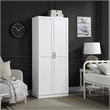 Manhattan Comfort Hopkins Engineered Wood Storage Closet in White