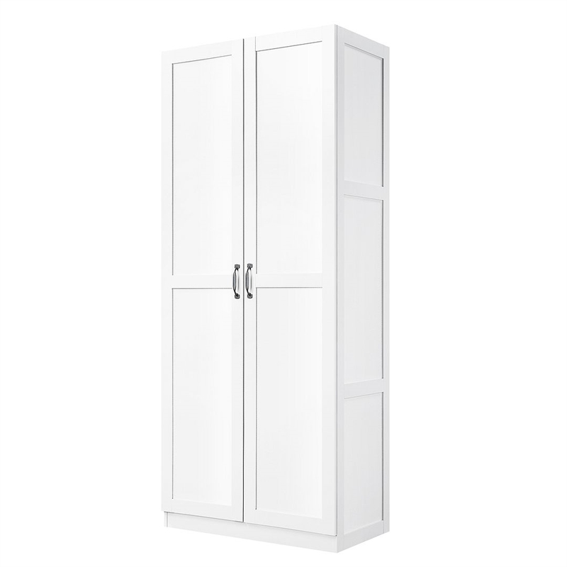 Manhattan Comfort Hopkins Engineered Wood Storage Closet in White