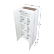 Manhattan Comfort Hopkins 2-Piece Wood Storage Closets in White
