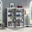 Manhattan Comfort Hopkins 2-Piece Wood Storage Closets in White