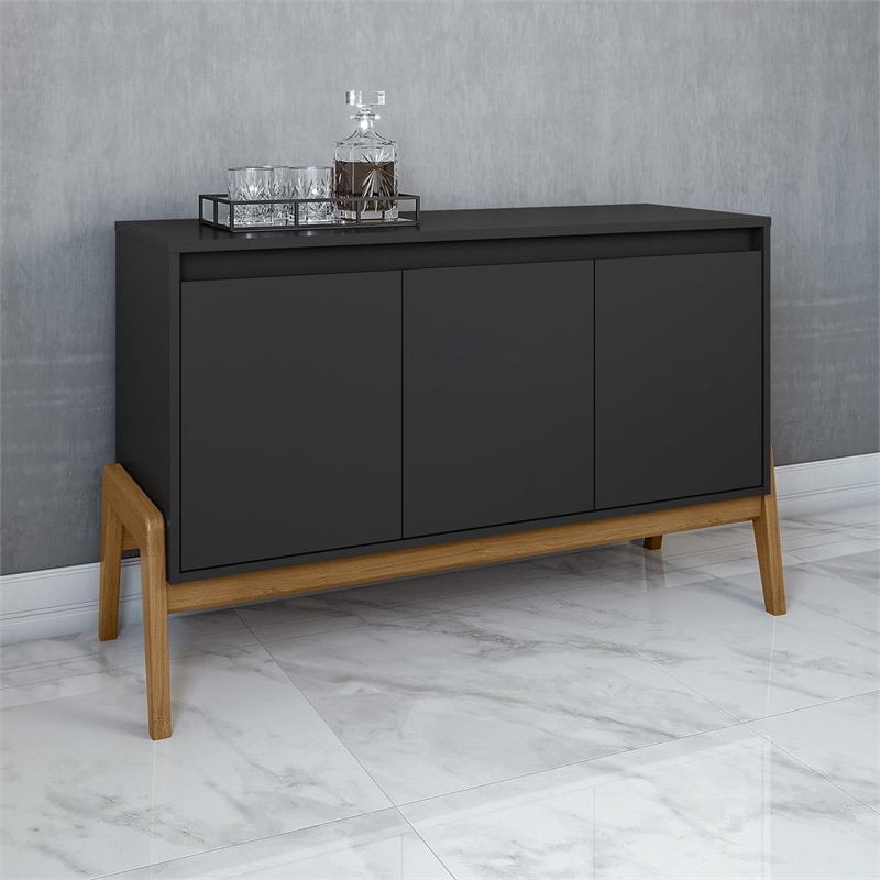 Gales 48.5 Engineered Wood Sideboard in Black