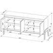 Gales 63.32 Engineered Wood Sideboard in Off White