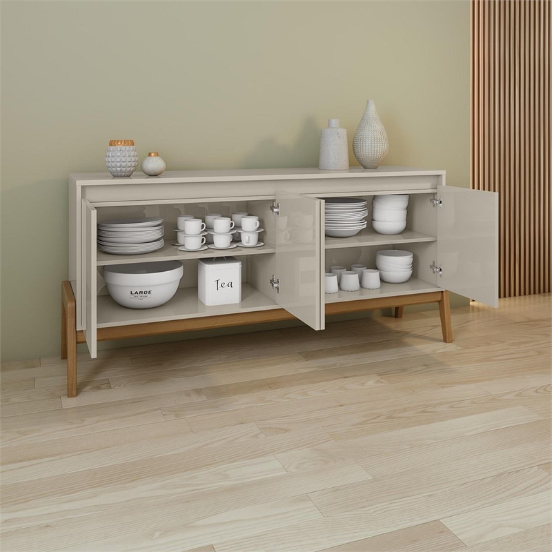 Gales 63.32 Engineered Wood Sideboard in Off White