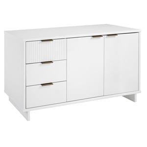 Manhattan Comfort Granville Engineered Wood Sideboard in White