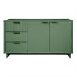 Manhattan Comfort Granville Engineered Wood Sideboard in Sage Green