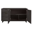 Manhattan Comfort Granville Engineered Wood Sideboard in Dark Gray