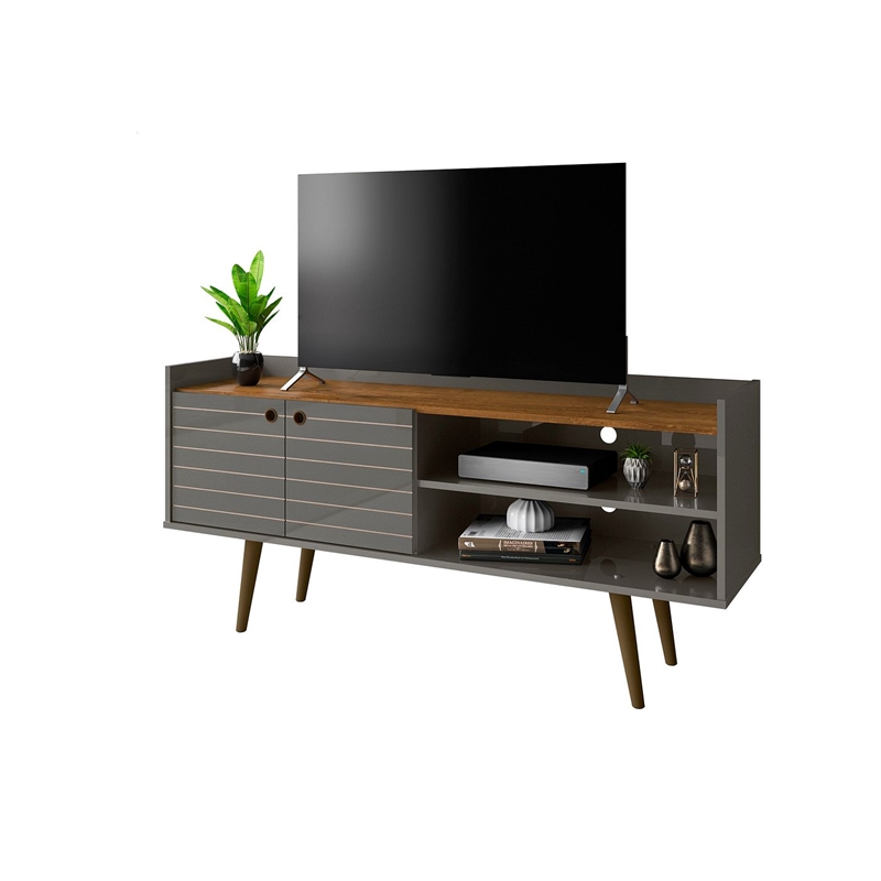 Manhattan Comfort Bogart Wood TV Stand for TVs up to 50